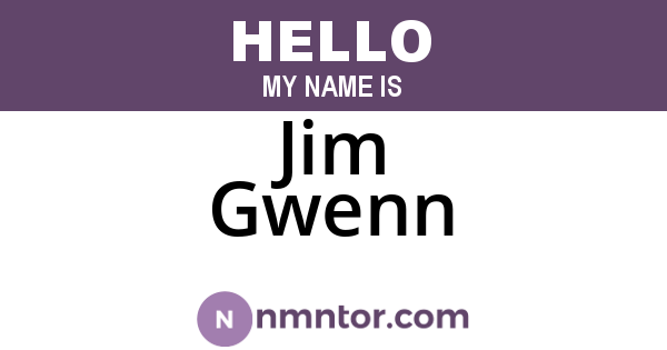 Jim Gwenn