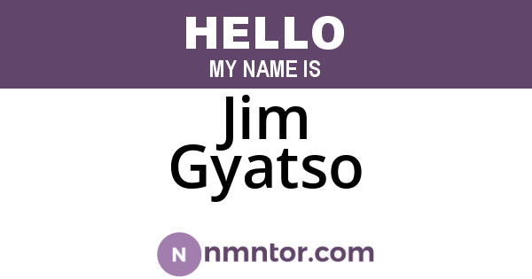 Jim Gyatso