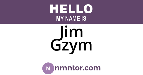 Jim Gzym