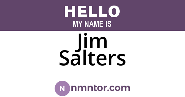 Jim Salters