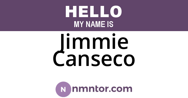 Jimmie Canseco