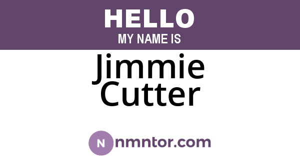 Jimmie Cutter