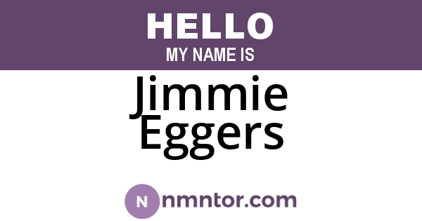 Jimmie Eggers