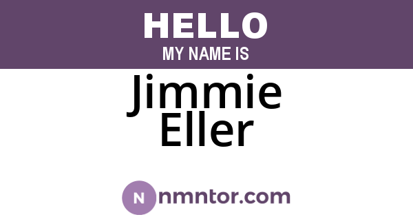 Jimmie Eller