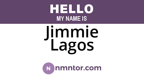Jimmie Lagos