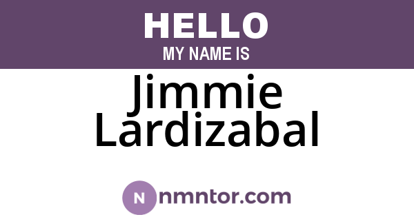 Jimmie Lardizabal