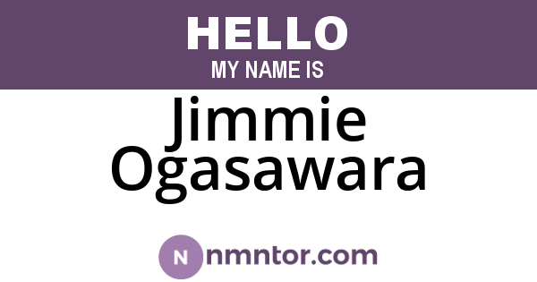 Jimmie Ogasawara