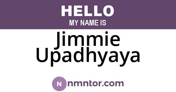 Jimmie Upadhyaya