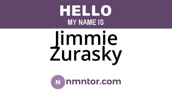 Jimmie Zurasky