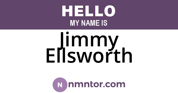 Jimmy Ellsworth