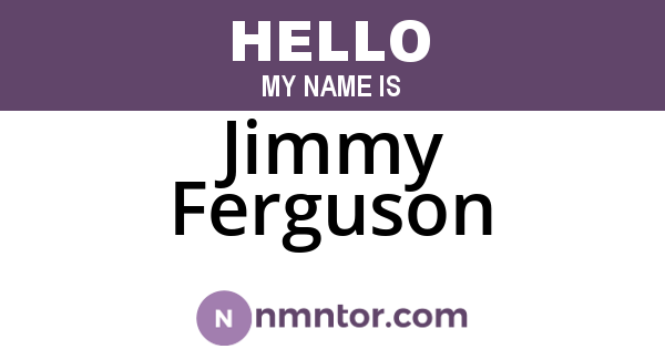 Jimmy Ferguson