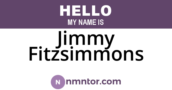 Jimmy Fitzsimmons