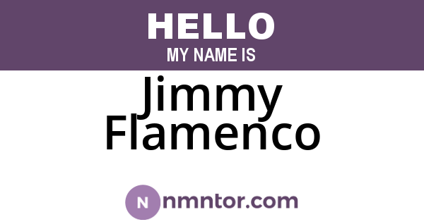 Jimmy Flamenco