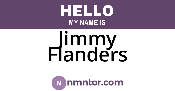 Jimmy Flanders