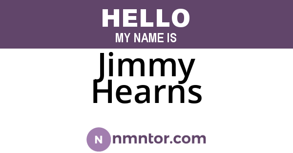 Jimmy Hearns
