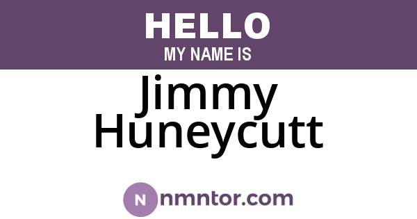 Jimmy Huneycutt