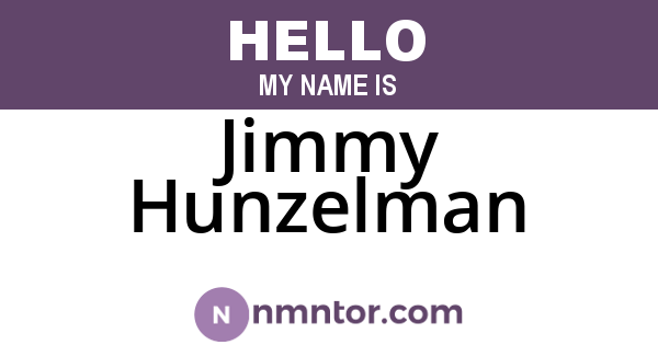Jimmy Hunzelman