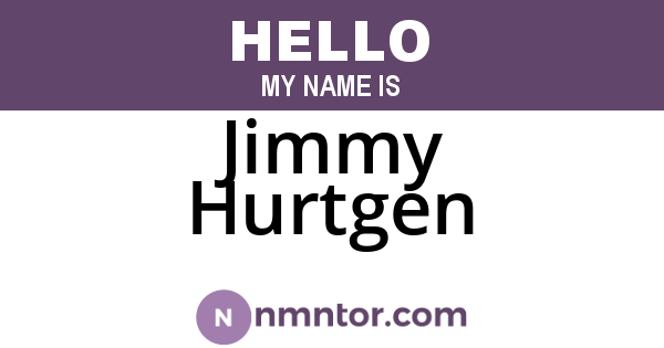 Jimmy Hurtgen