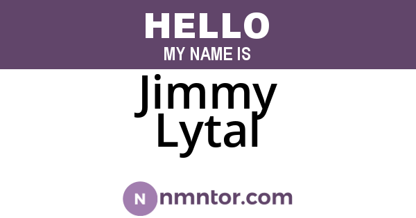 Jimmy Lytal