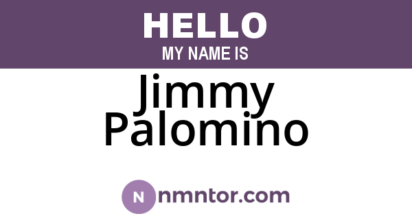 Jimmy Palomino