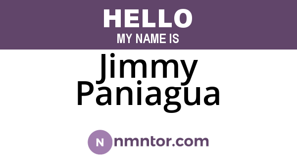 Jimmy Paniagua