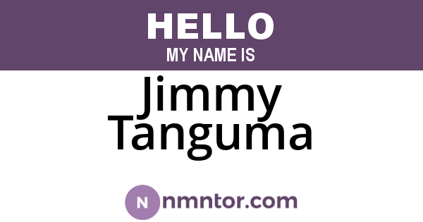 Jimmy Tanguma
