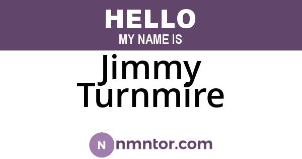 Jimmy Turnmire