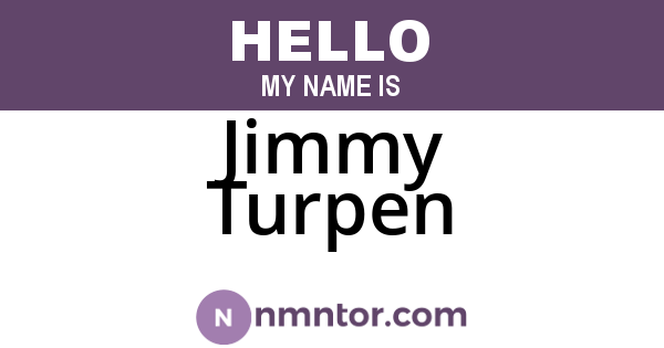 Jimmy Turpen