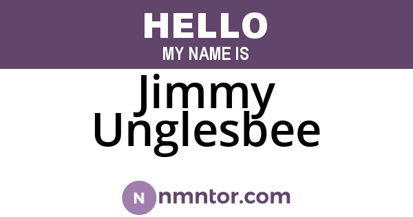 Jimmy Unglesbee