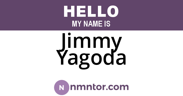 Jimmy Yagoda