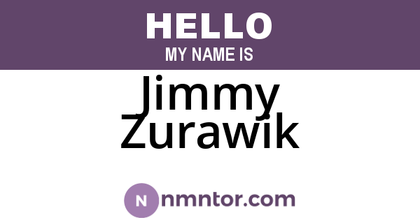 Jimmy Zurawik