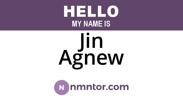 Jin Agnew