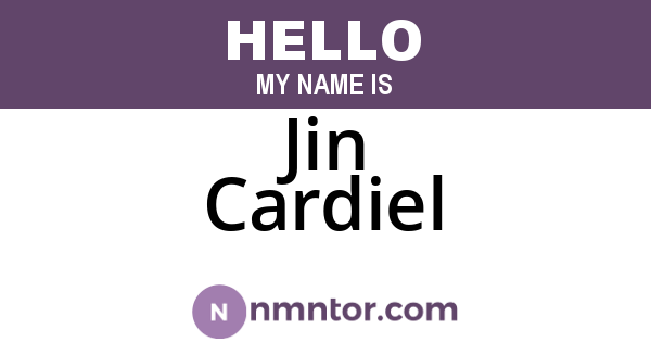 Jin Cardiel