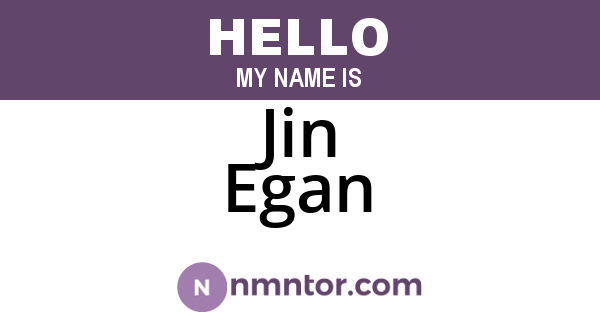 Jin Egan