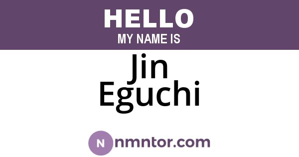 Jin Eguchi