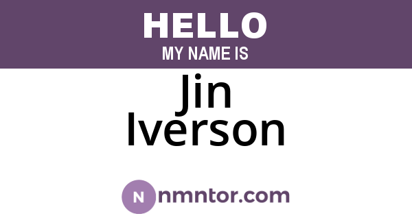 Jin Iverson