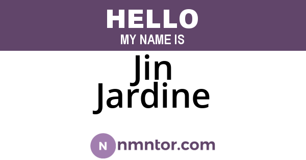 Jin Jardine