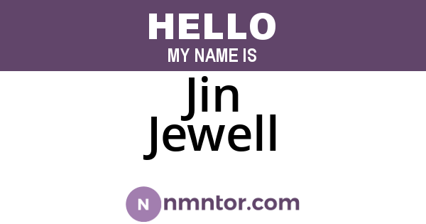Jin Jewell