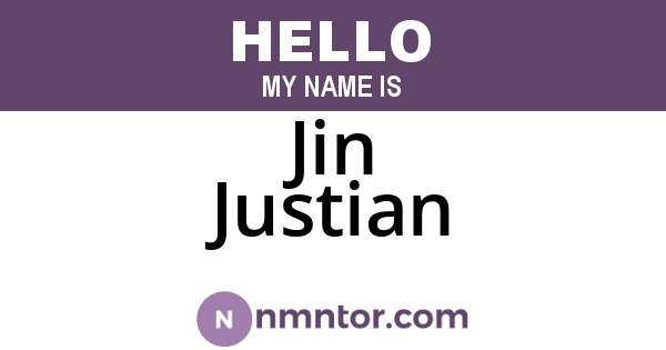Jin Justian