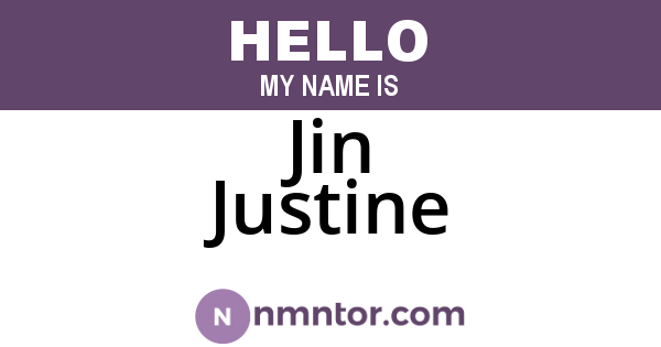 Jin Justine
