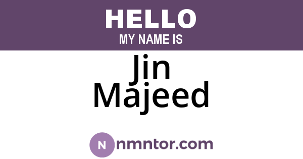 Jin Majeed