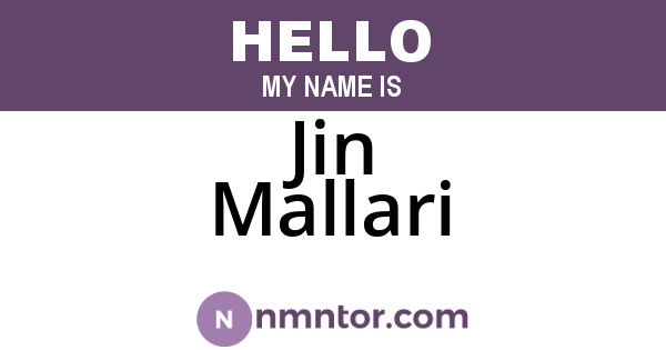 Jin Mallari