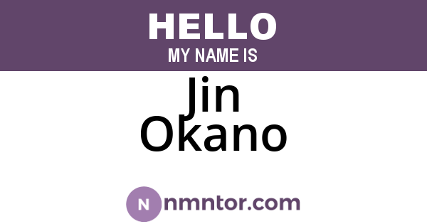 Jin Okano