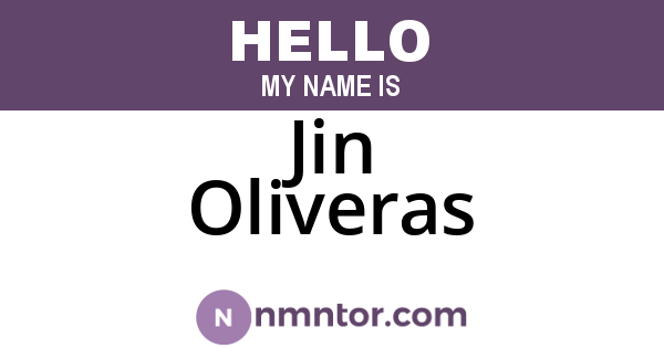 Jin Oliveras