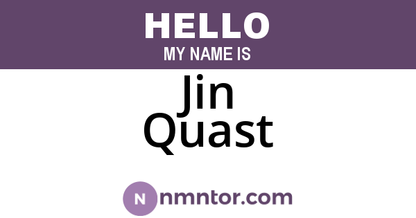 Jin Quast