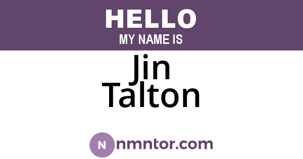 Jin Talton
