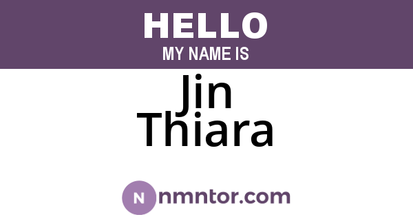 Jin Thiara
