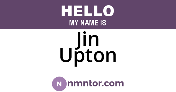 Jin Upton