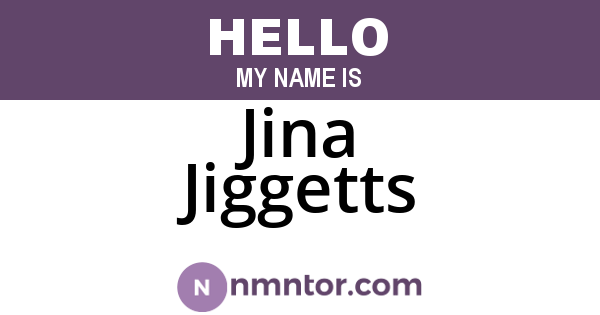 Jina Jiggetts