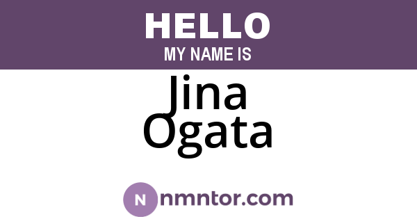 Jina Ogata